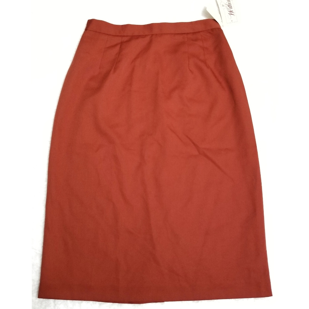 Vintage union made Worthington burnt orange skirt
